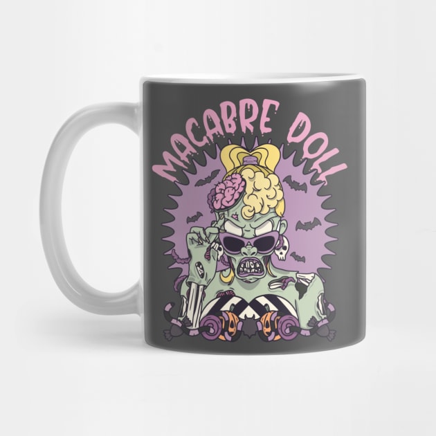 Macabre Doll Zombie Girl by Tip Top Tee's